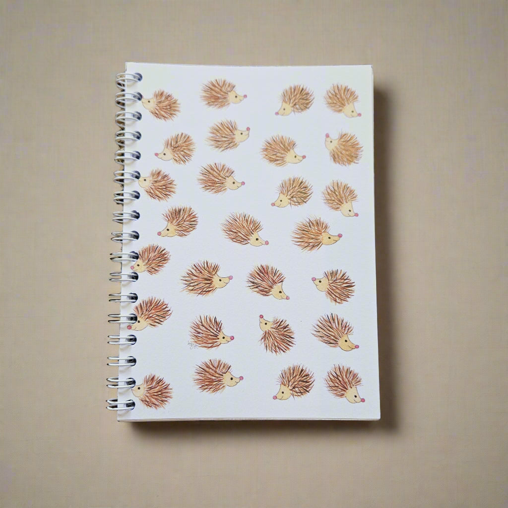 Original Art Mini Hedgehog A6 Notebook