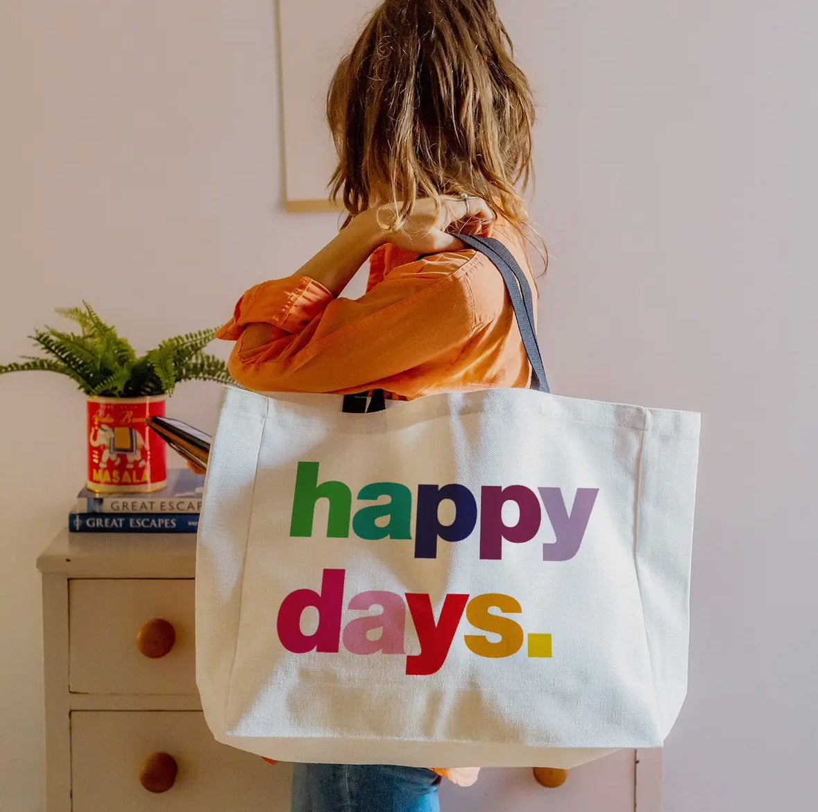 Happy Days Large Tote