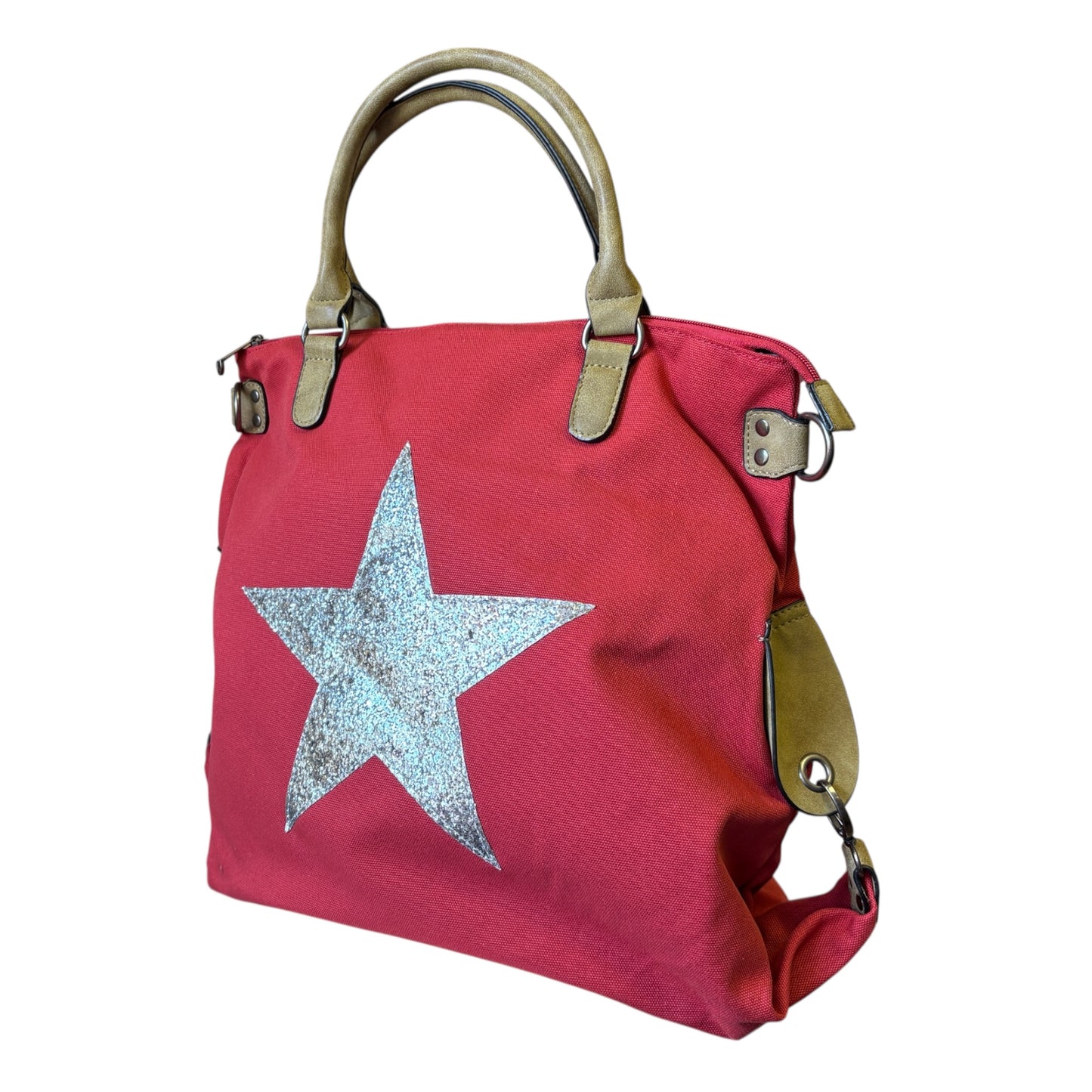 Ruby Canvas Star Tote