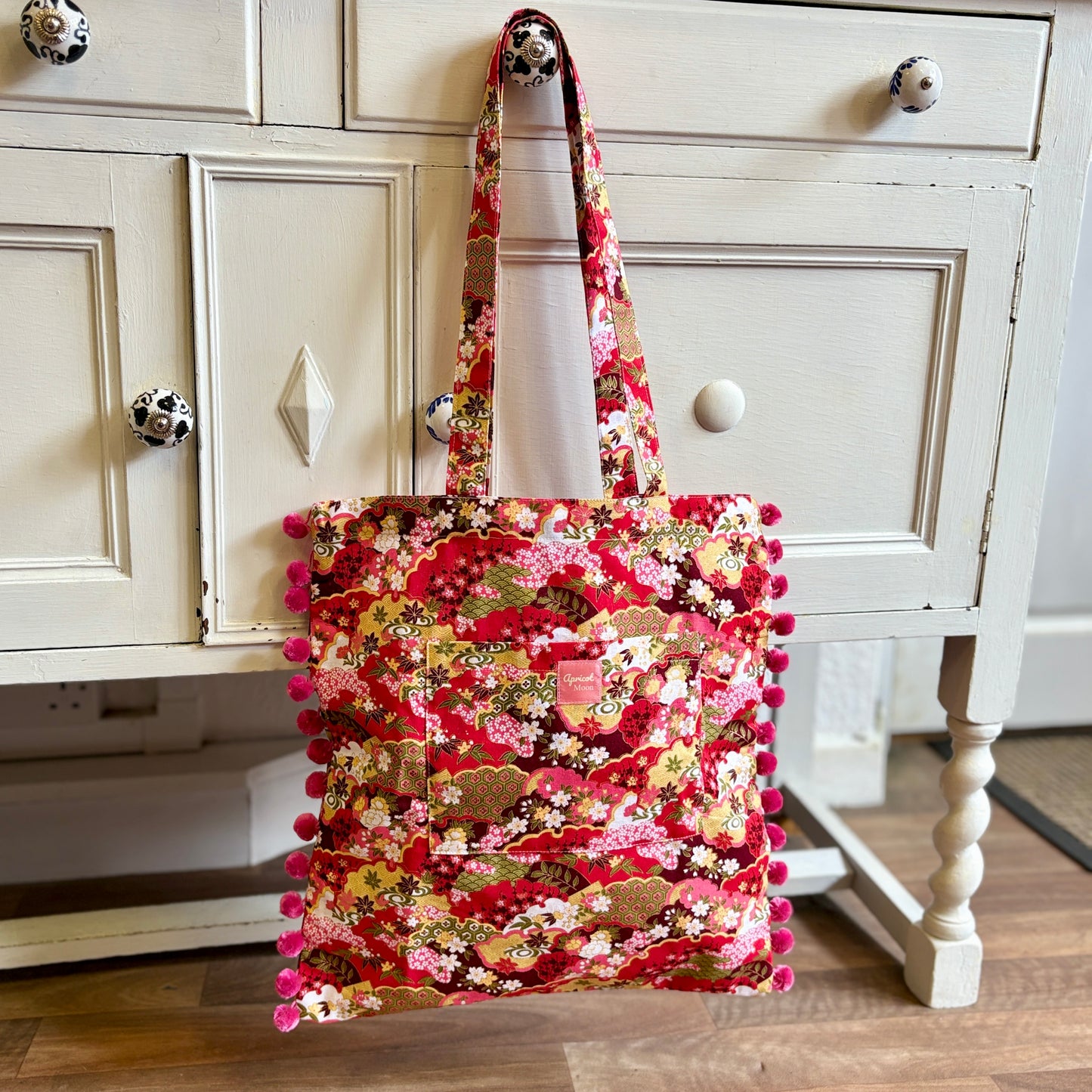 Isumi Japanese Tote With Strawberry Trim