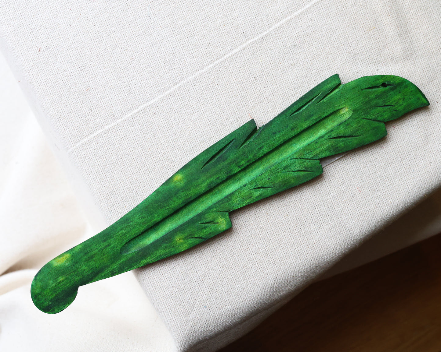 Mango Wood Leaf Ash Catchers