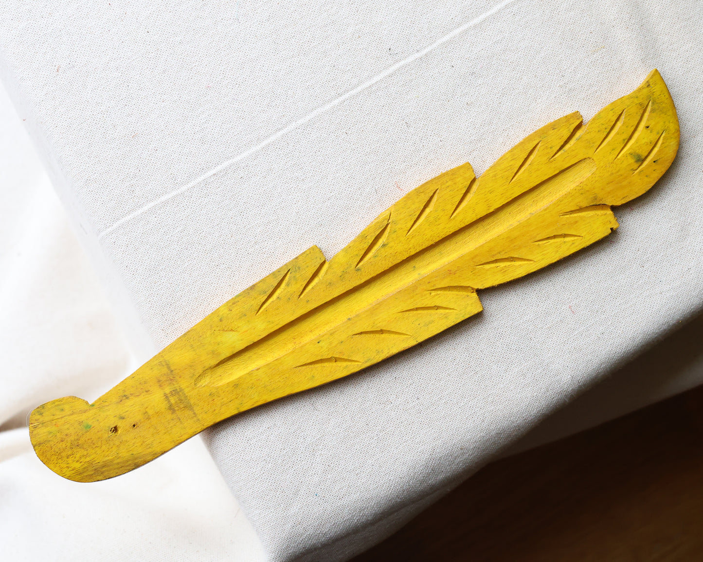 Mango Wood Leaf Ash Catchers