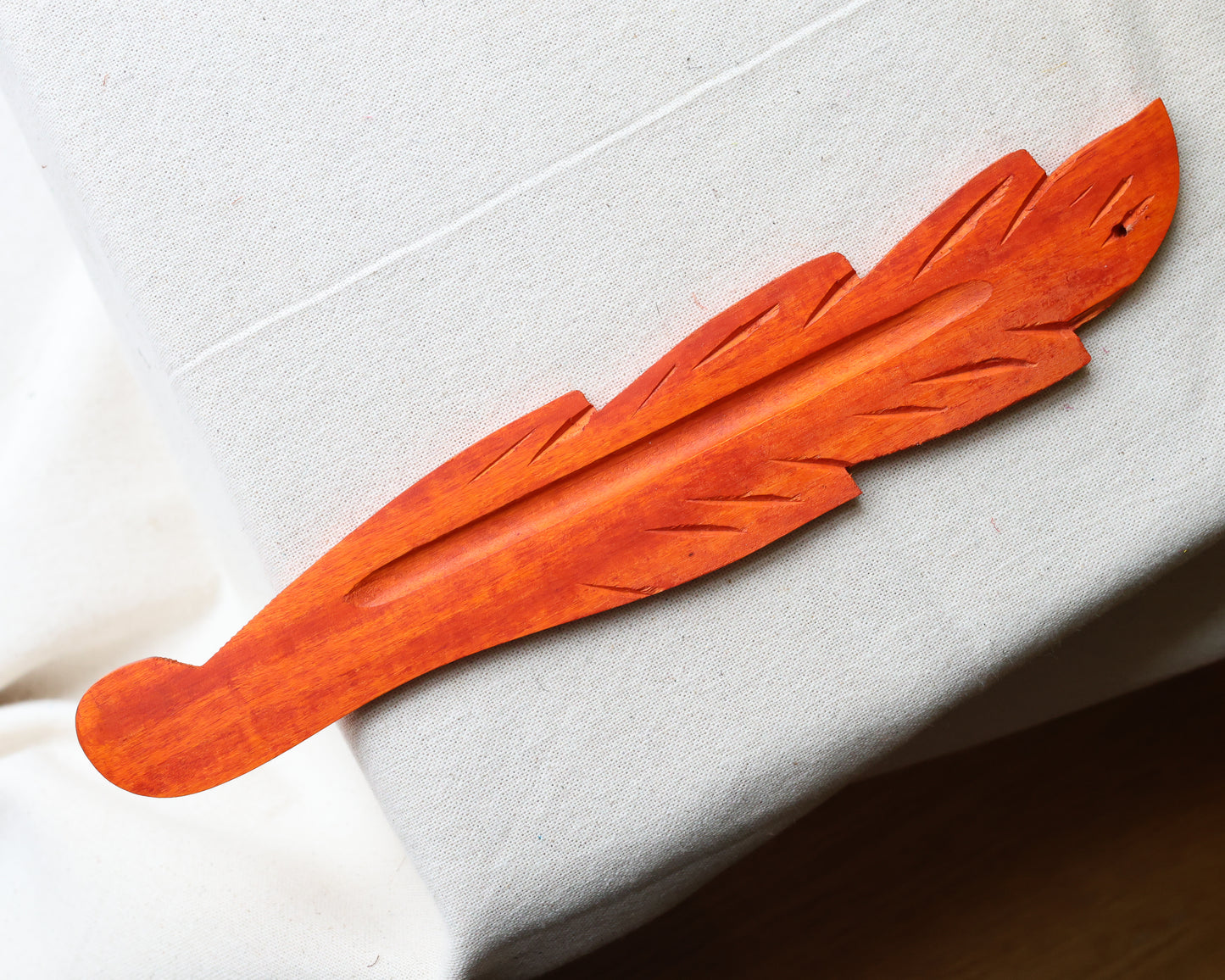 Mango Wood Leaf Ash Catchers