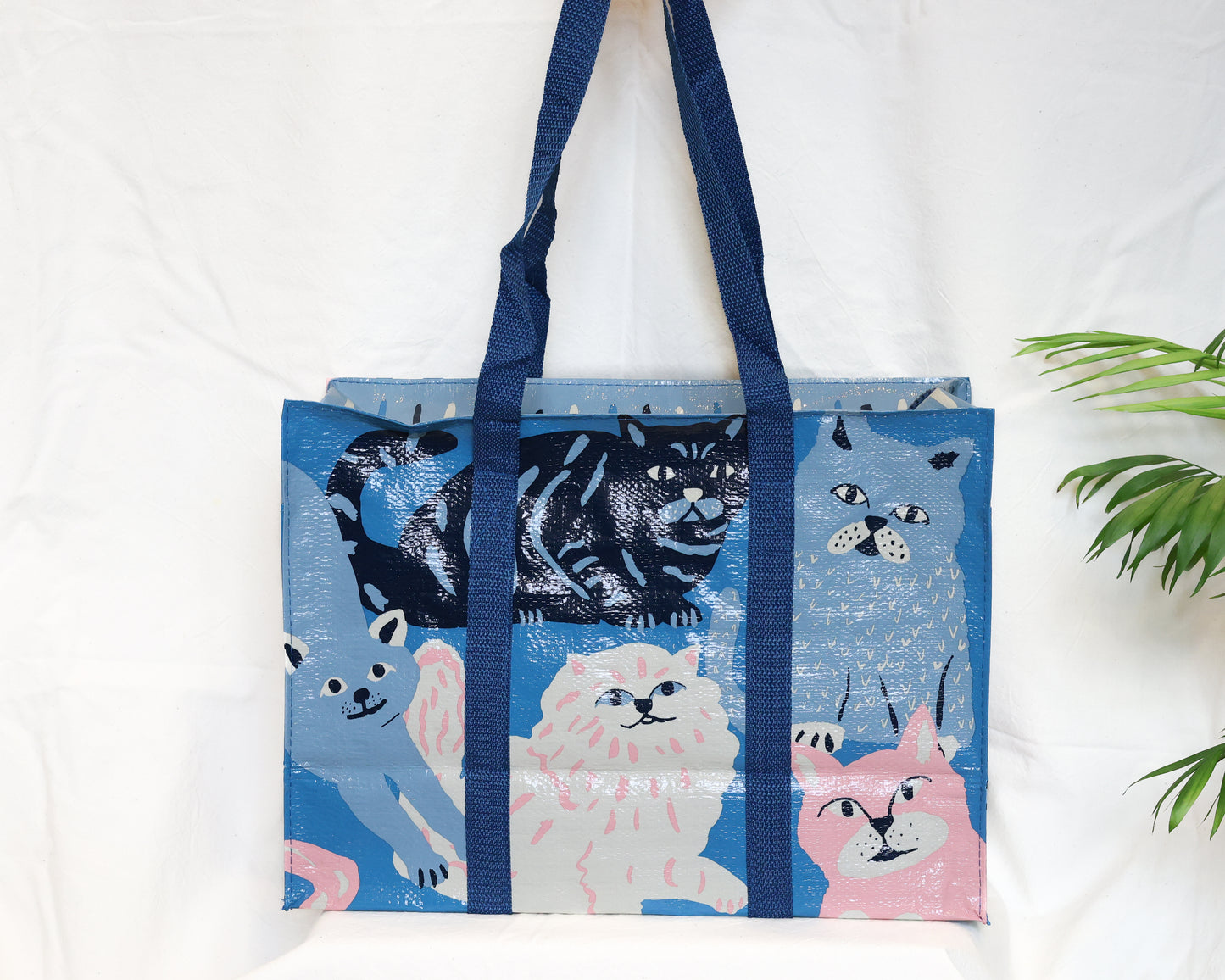Happy Cats Shoulder Tote