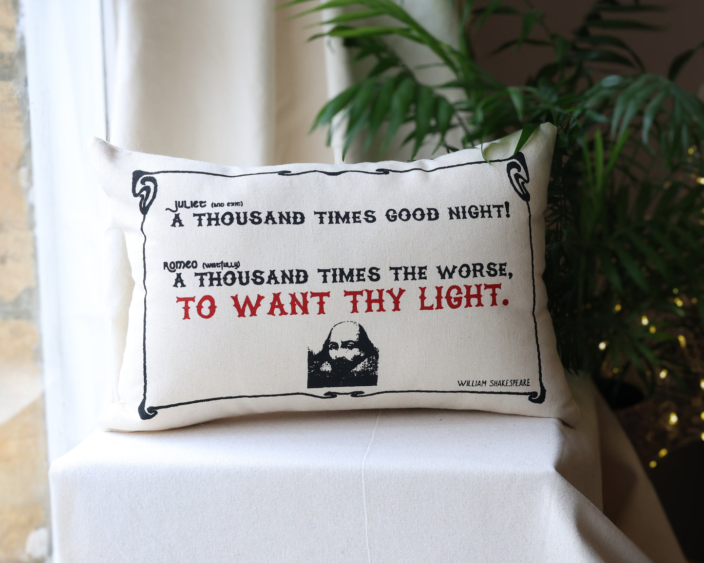 Shakespeare Quote Cushion