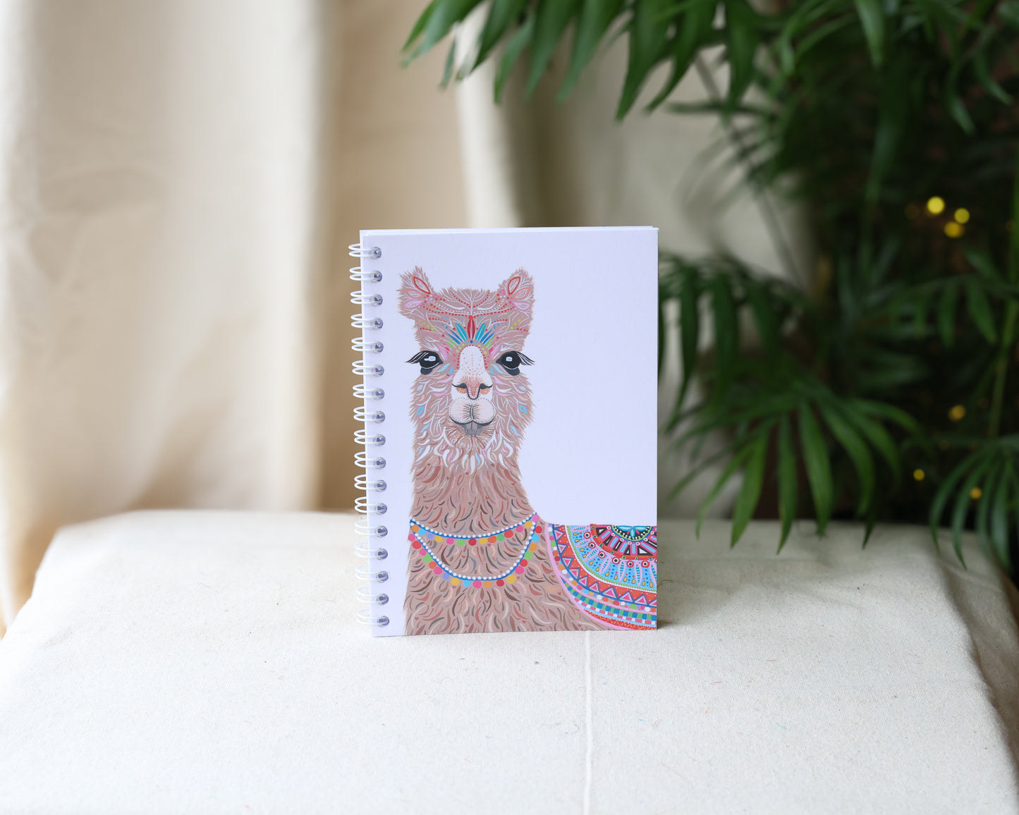 Original Art Llama A6 Notebook