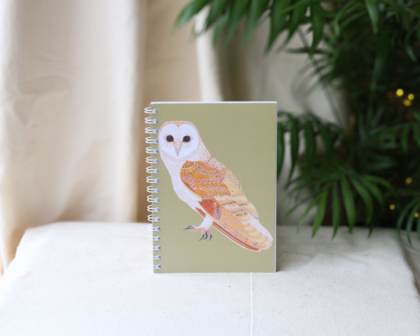Original Art Barn Owl A6 Notebook