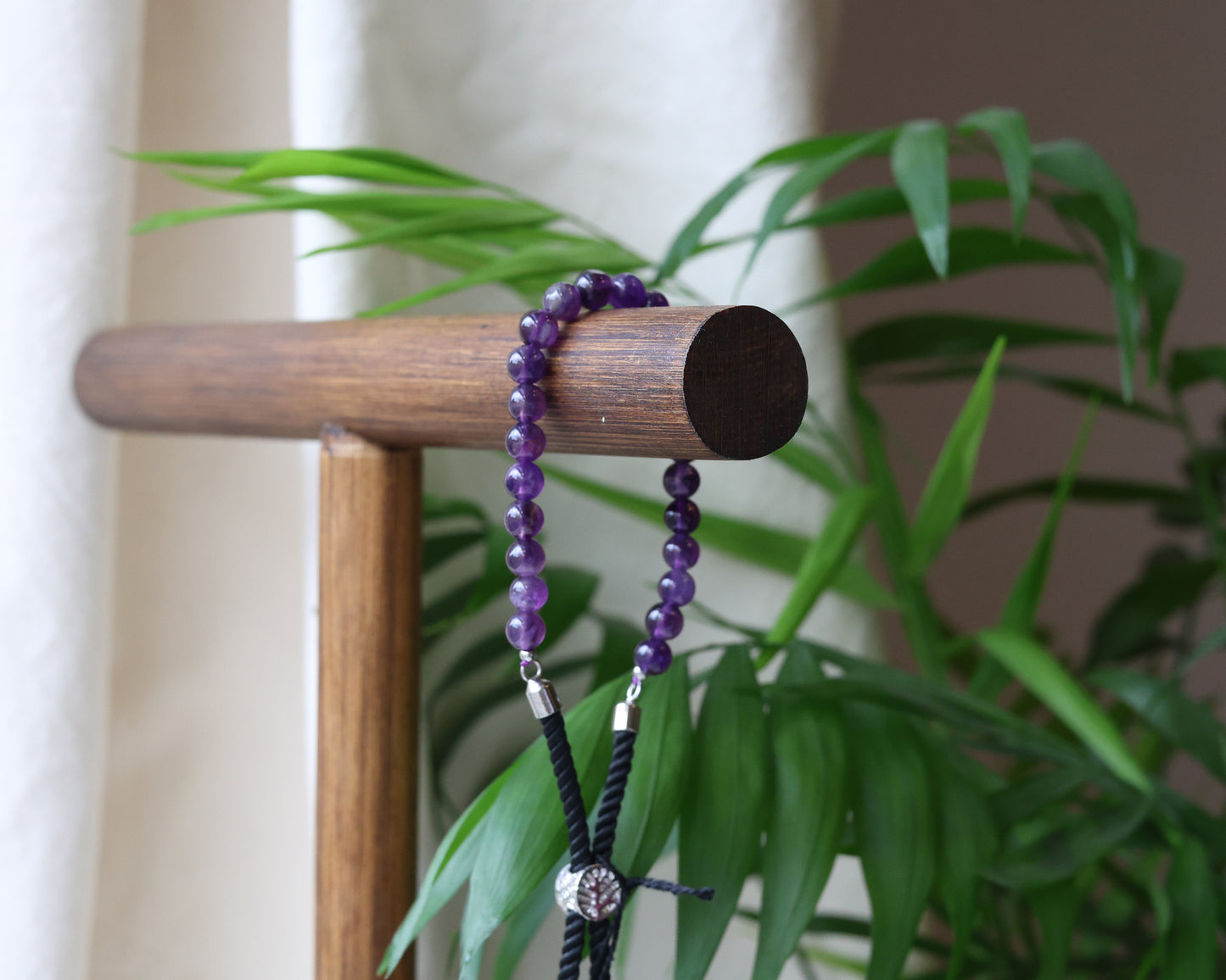 Amethyst Gemstone 925 Silver Plated Bracelet