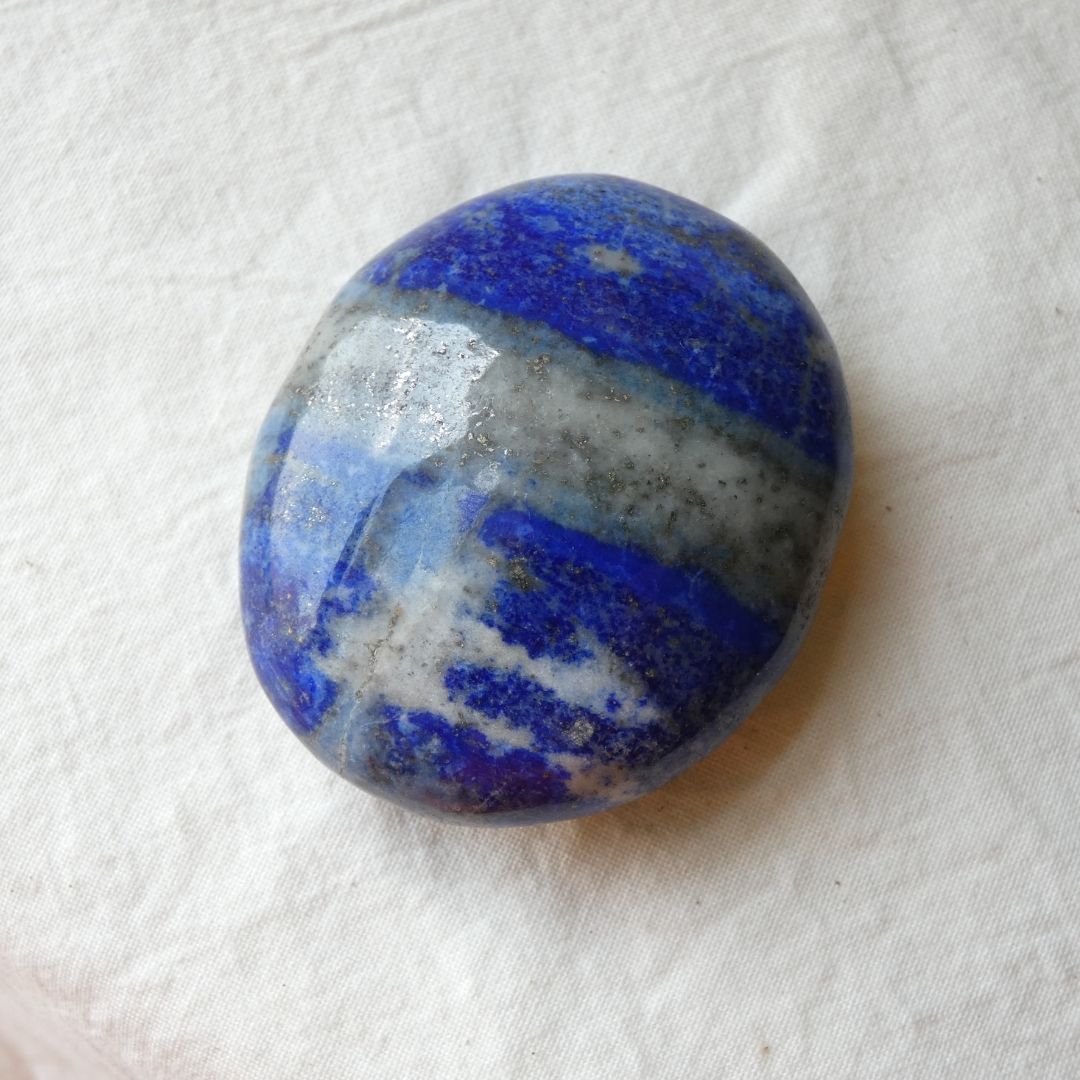 Lapis Lazuli Palm Stone