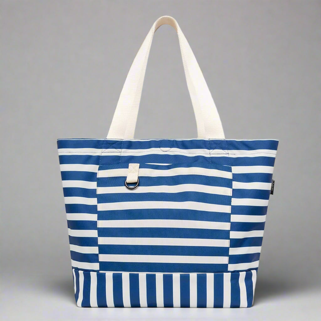 Marine Stripes Reversible Tote
