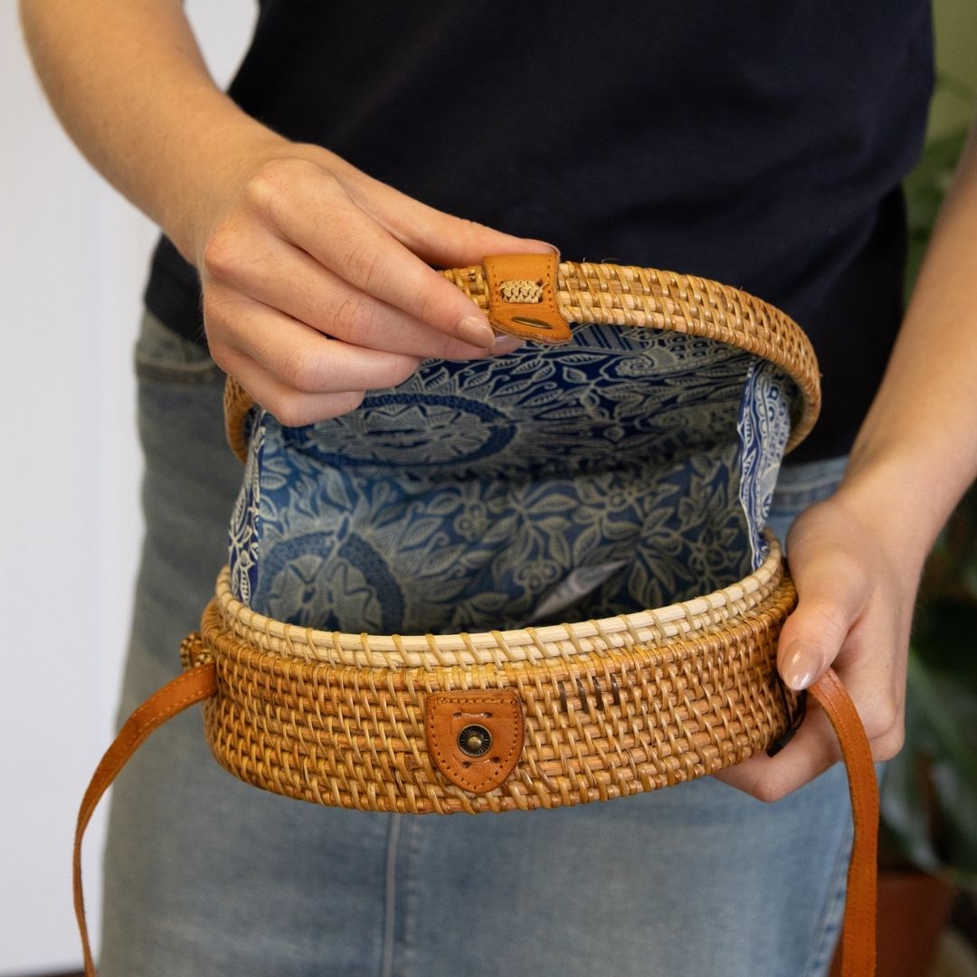 Natural Rattan Bali Bag