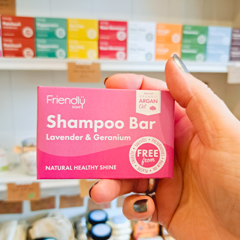 Lavender & Geranium Shampoo Bar