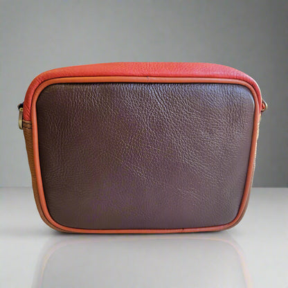 Orange Zebra Camera Bag