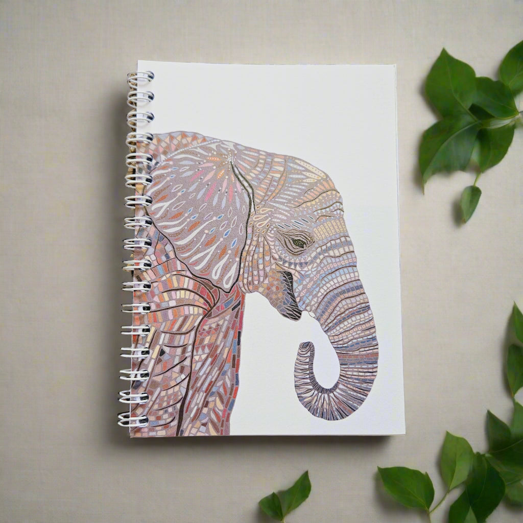 Original Art Elephant A6 Notebook