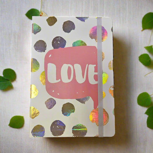 Love Gold Foil A5 Notebook