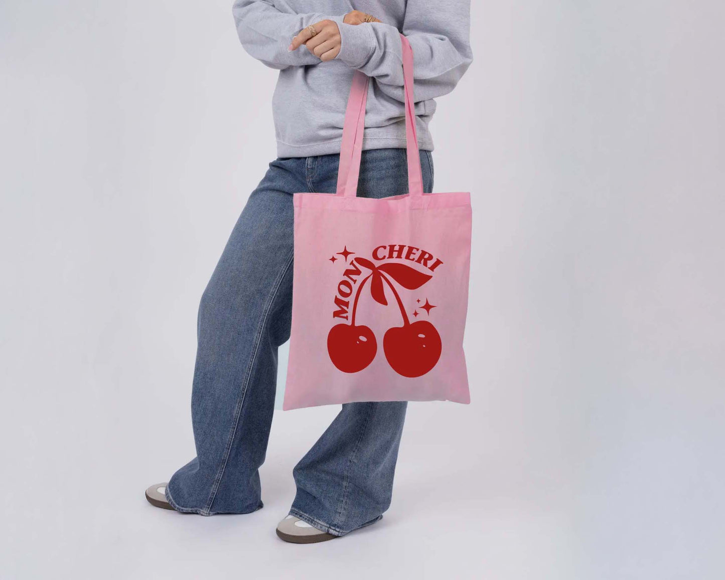 Mon Cheri Pink Cherry Tote