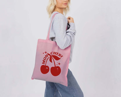 Mon Cheri Pink Cherry Tote