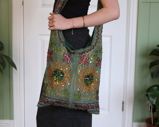 Hippy Sun Khaki Sling Bag