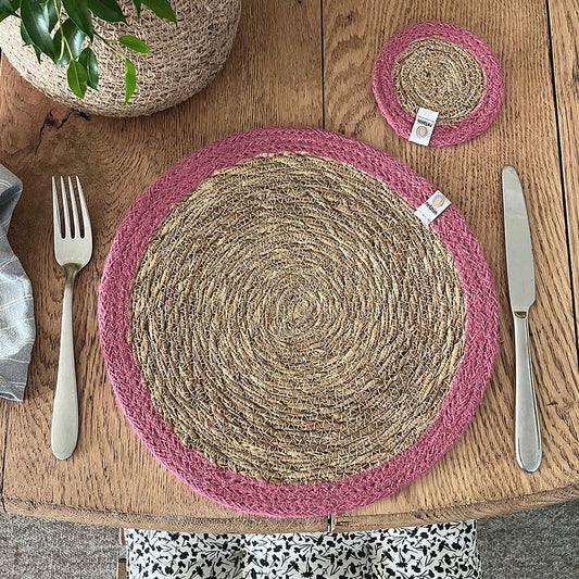Pink Edge Table Mat
