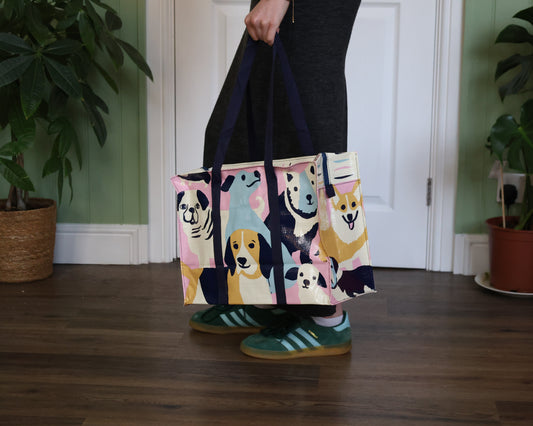 Happy Dogs Shoulder Tote