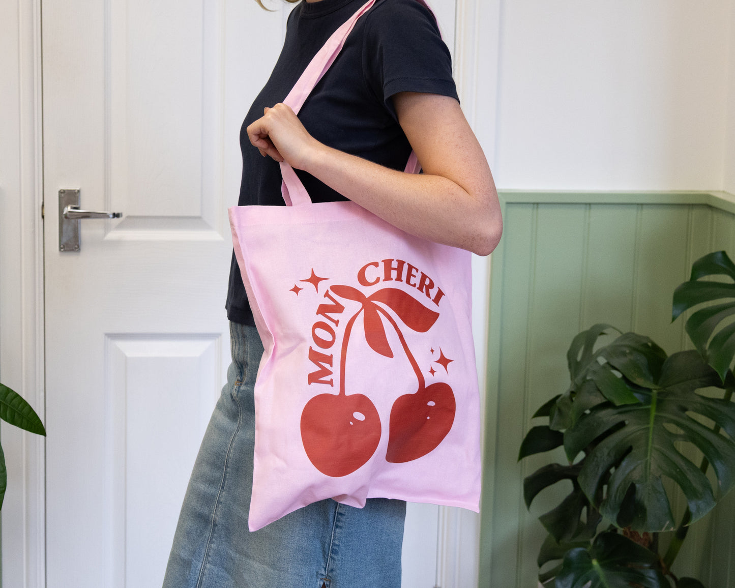 Mon Cheri Pink Cherry Tote