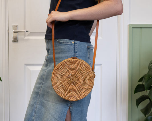 Natural Rattan Bali Bag
