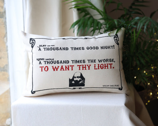 Shakespeare Quote Cushion