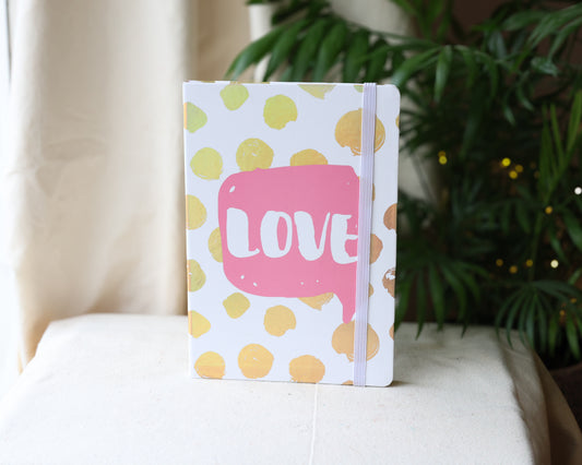 Love Gold Foil A5 Notebook