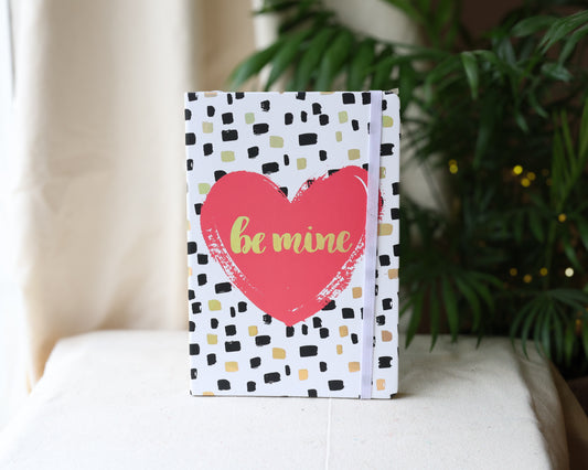 Be Mine Gold Foil A5 Notebook