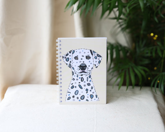 Original Art Dalmatian A6 Notebook