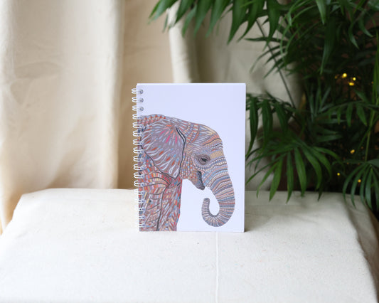 Original Art Elephant A6 Notebook