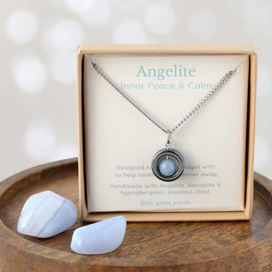 Gemstone Spinner Necklace