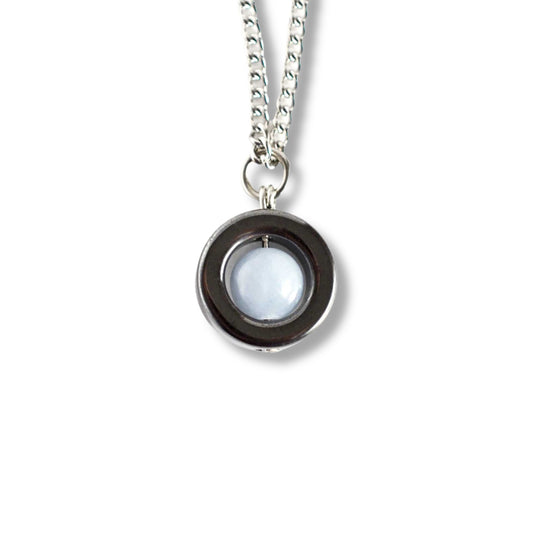 Gemstone Spinner Necklace
