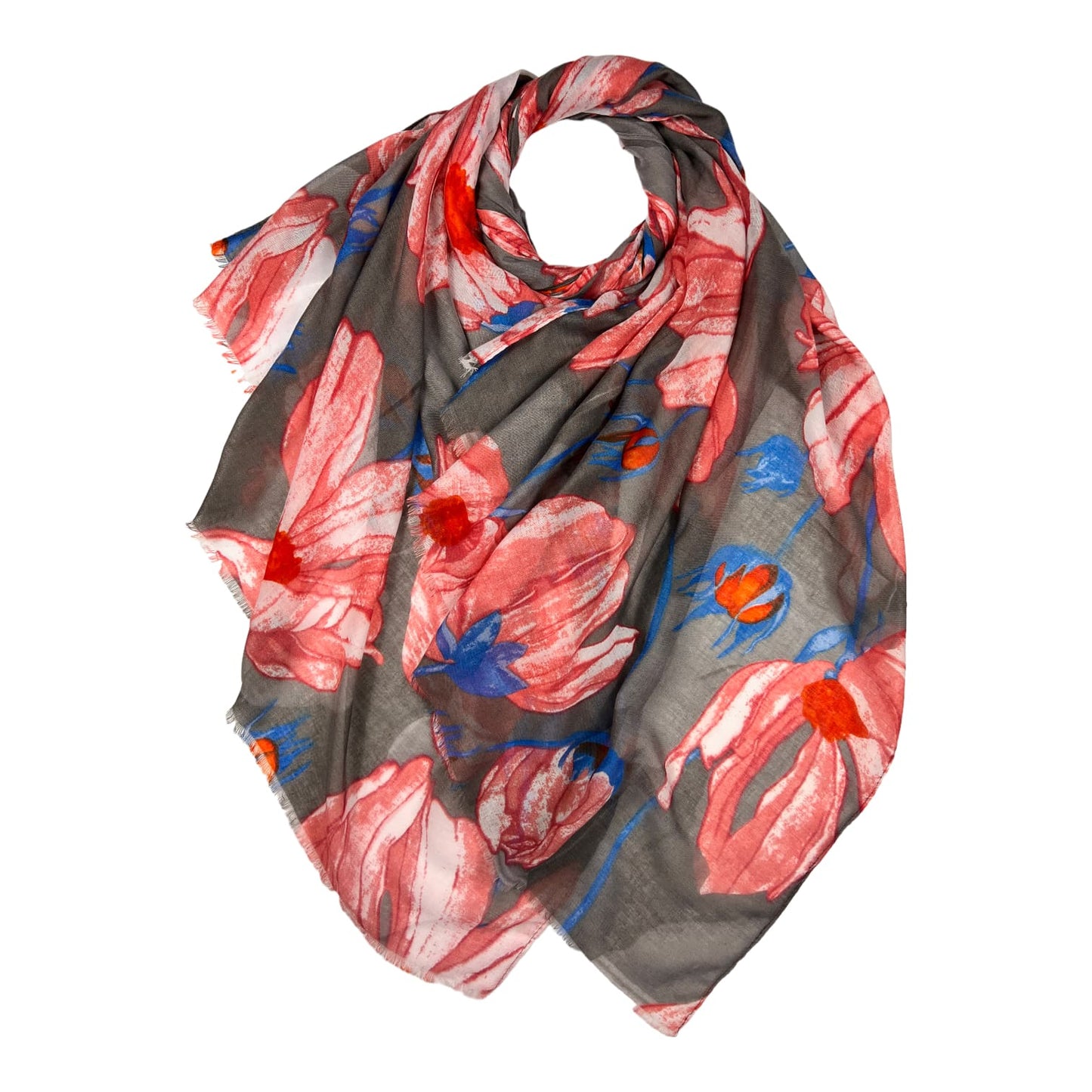 Daisy Flower Print Scarf