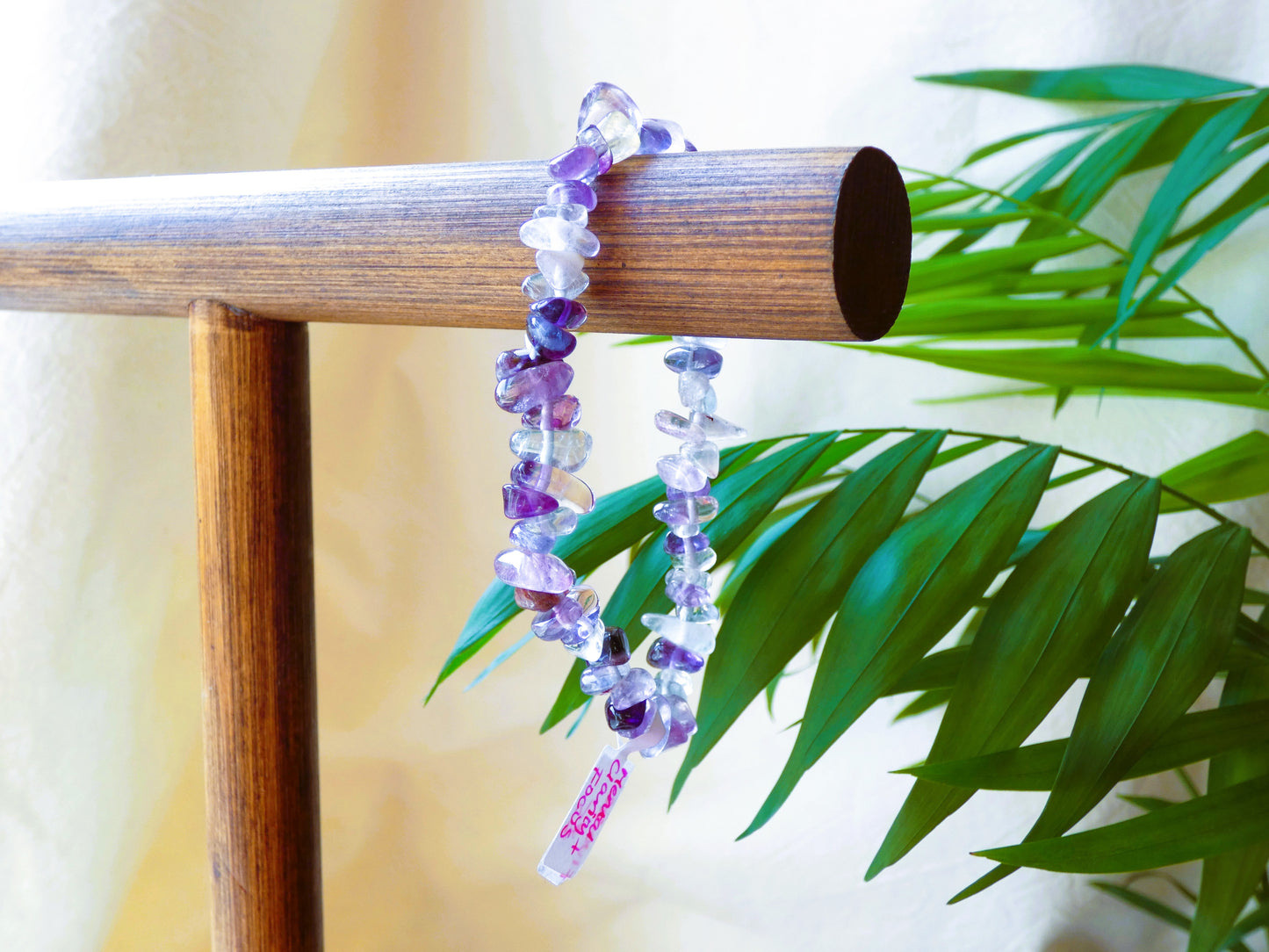 Fluorite Crystal Chipstone Bracelet