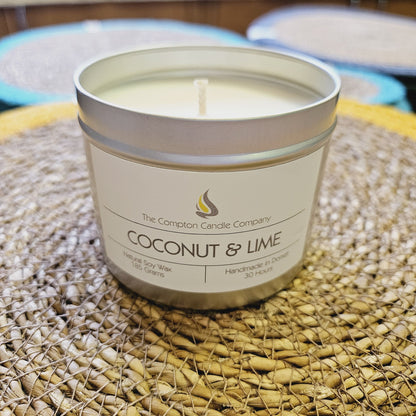 Coconut & Lime Soy Candle