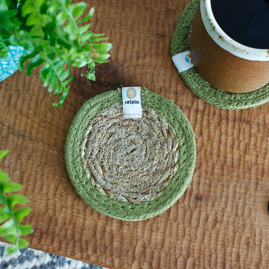 Olive Edge Coaster