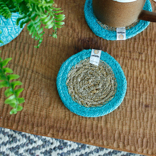 Turquoise Edge Coaster