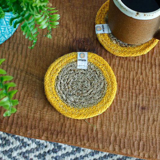Yellow Edge Coaster